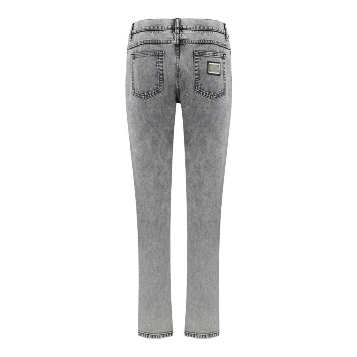 Grey Acid Wash Jeans