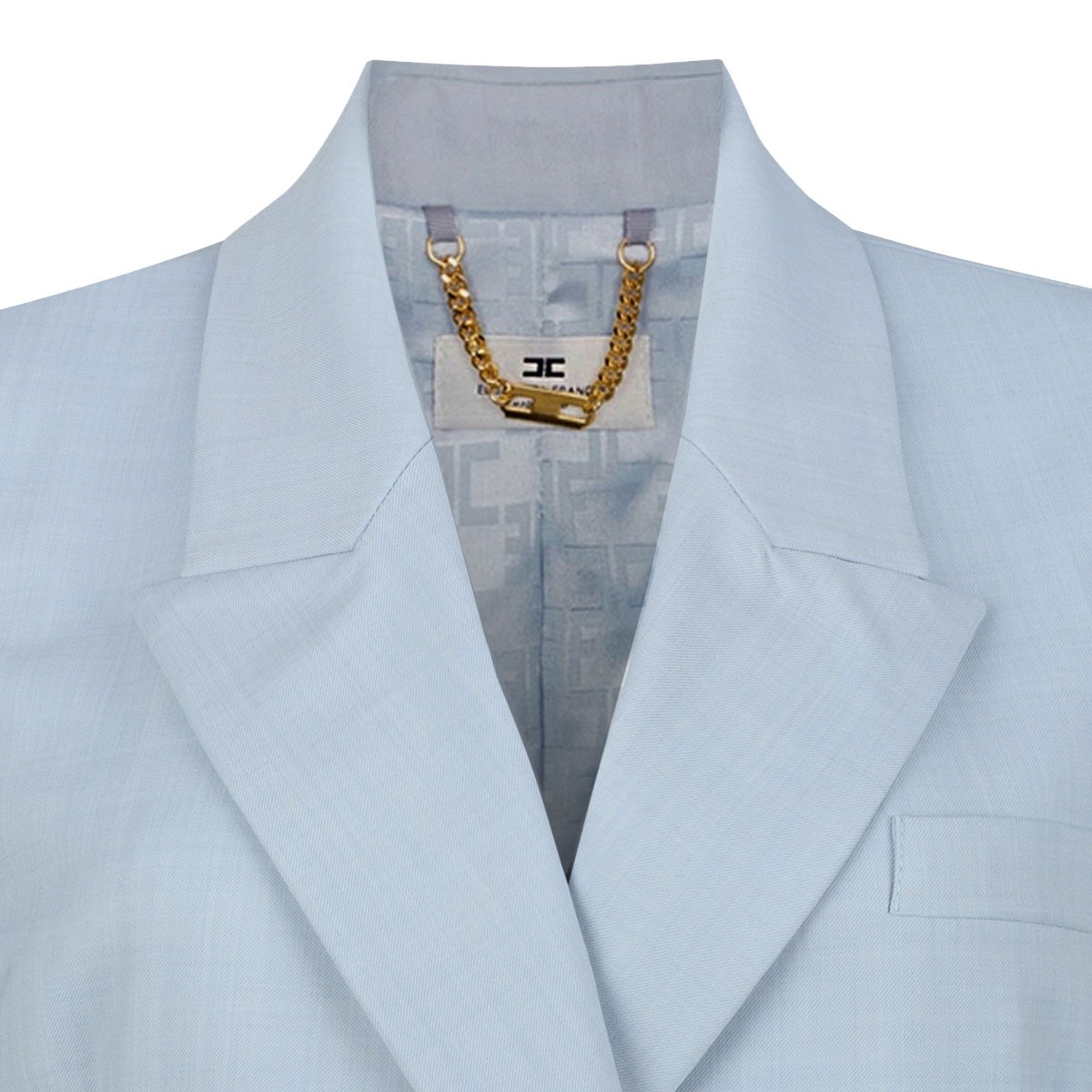 Light Blue Suit With Belt