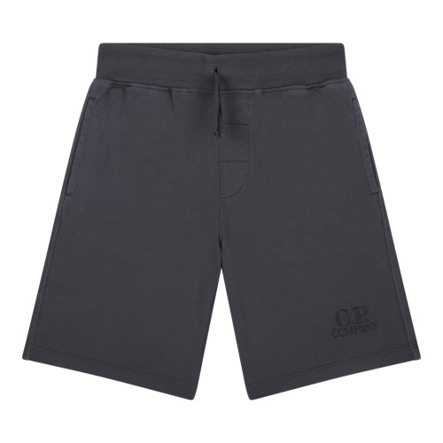 Anthracite Grey Logo Print Shorts