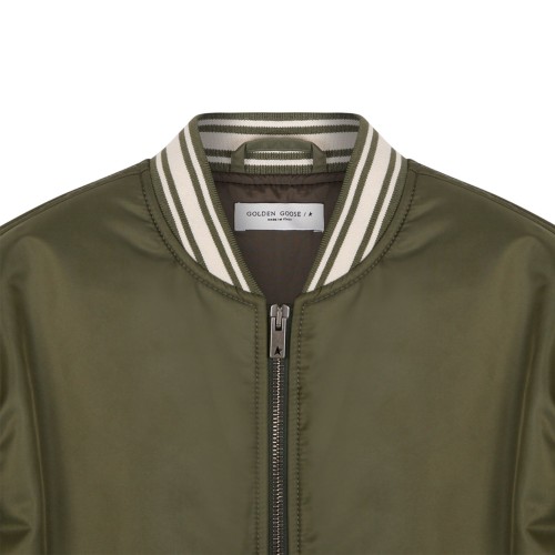 Army Green Bomber Jacket
