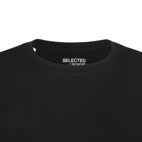 Black Cotton T-Shirt