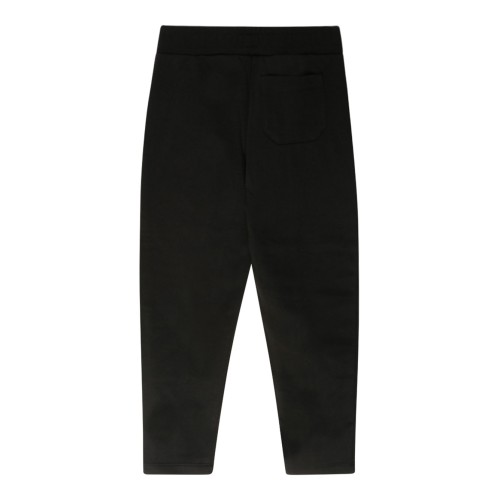 Black Cotton Tracksuit Pants 2