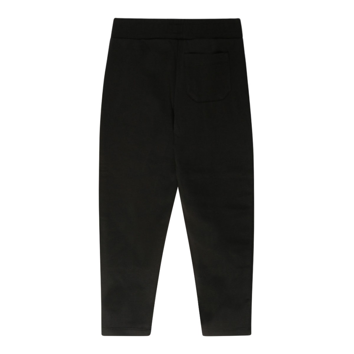 Black Cotton Tracksuit Pants