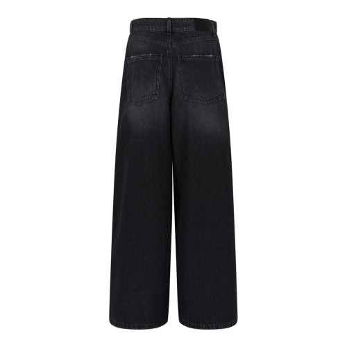 Black Denim Loose Fit Jeans 2