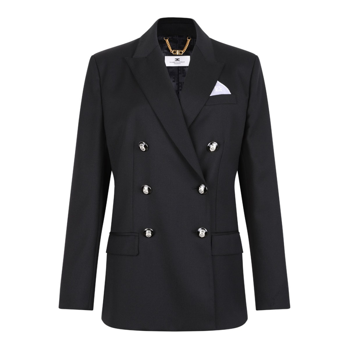 Black Double Breasted Jacket