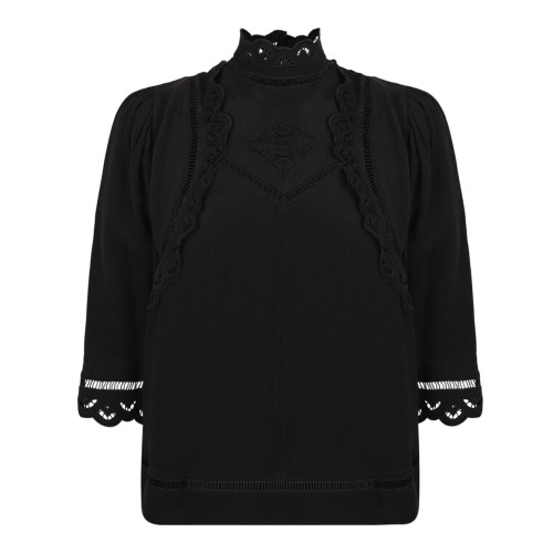 Black Frany Blouse