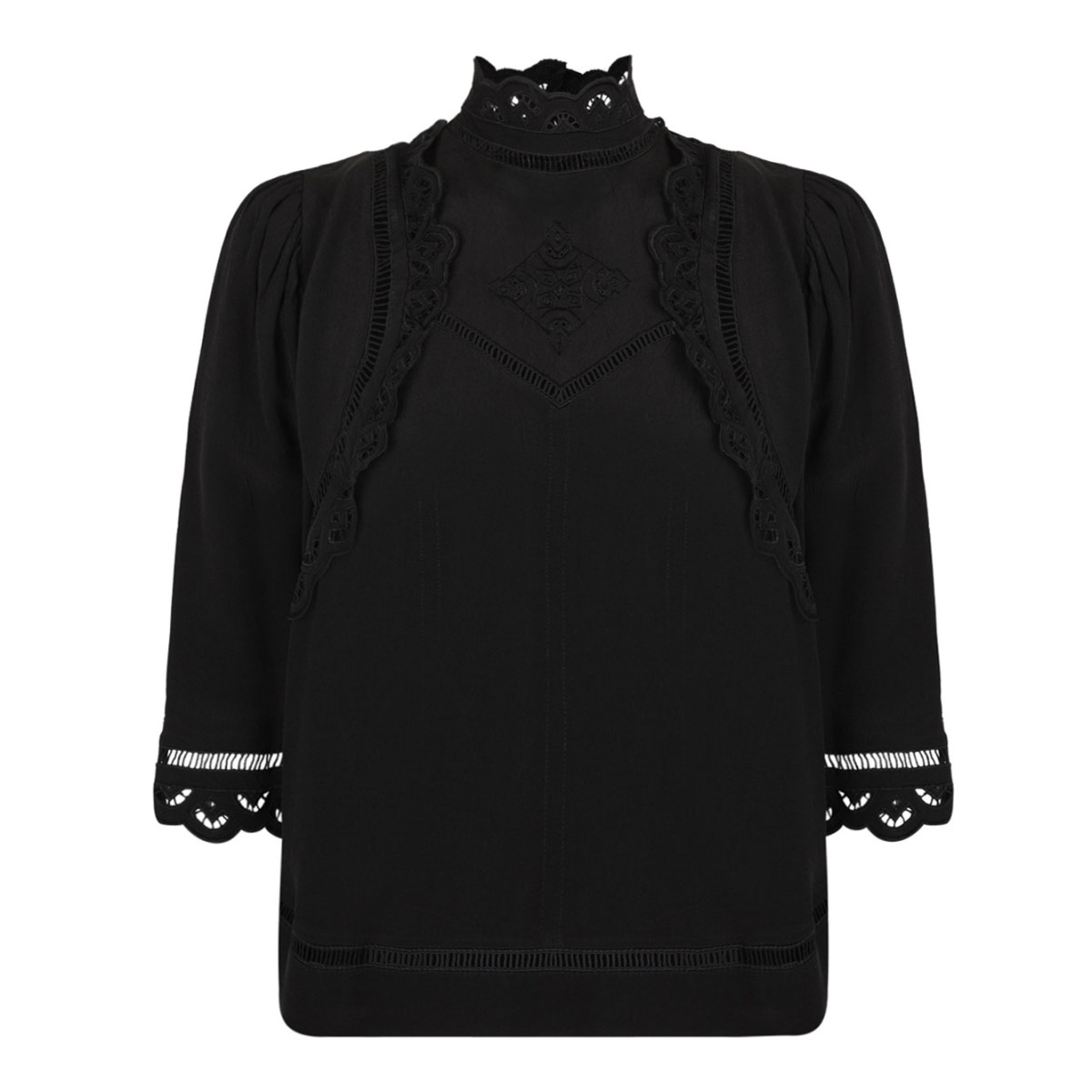 Black Frany Blouse