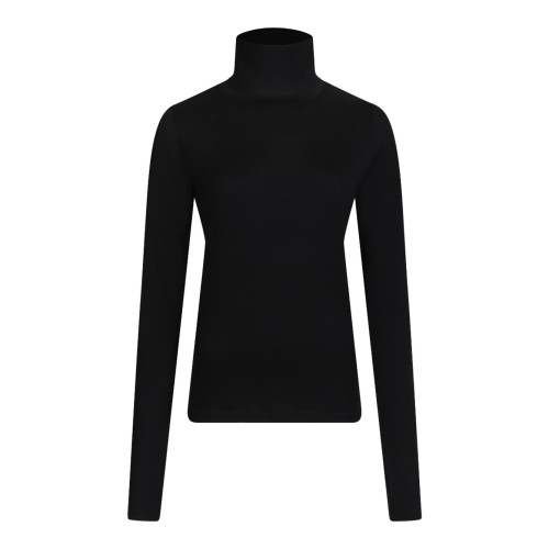 Black High Neck Knitwear