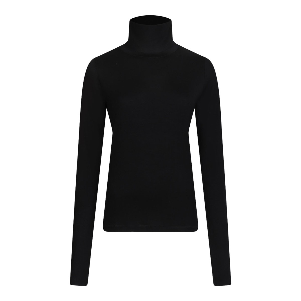 Black High Neck Knitwear
