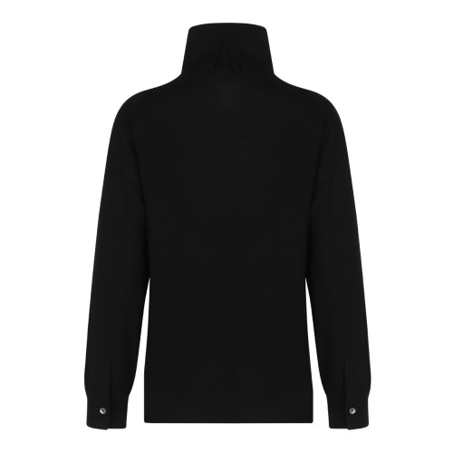 Black High Neck Knitwear 2