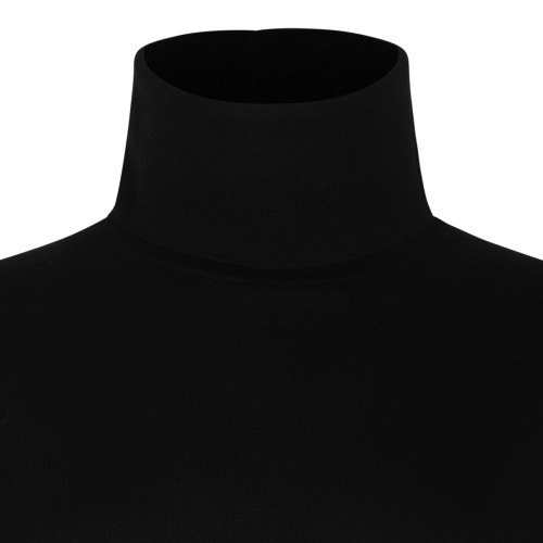 Black High Neck Knitwear