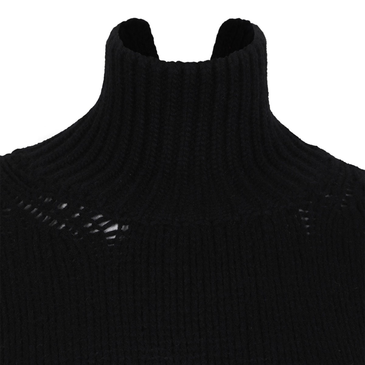 Black High Neck Sweater