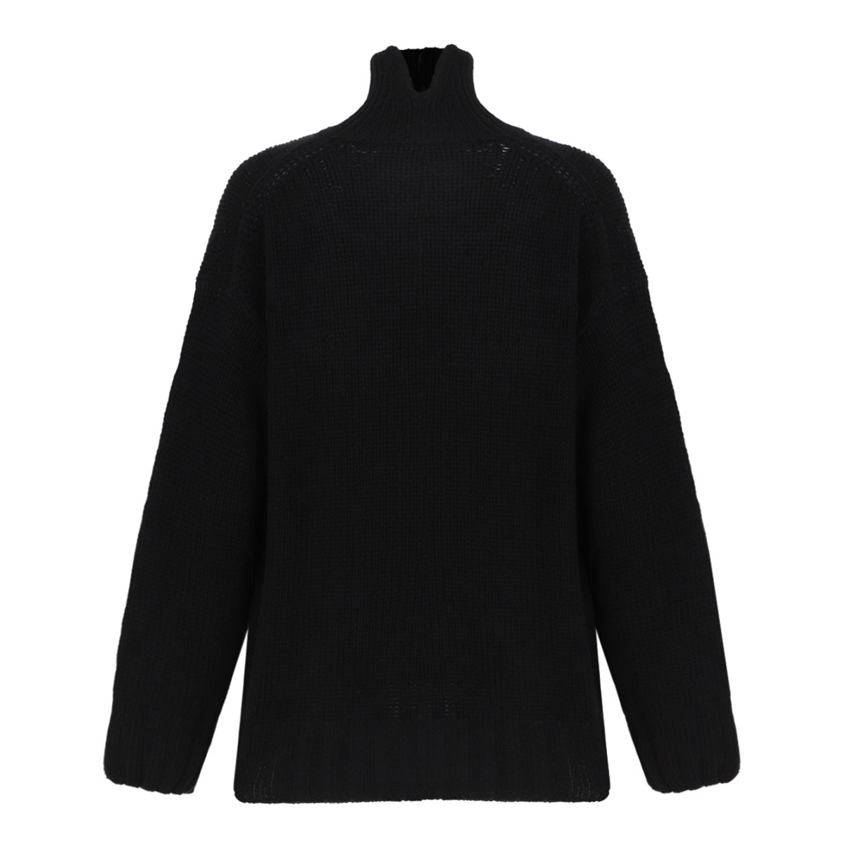 Black High Neck Sweater