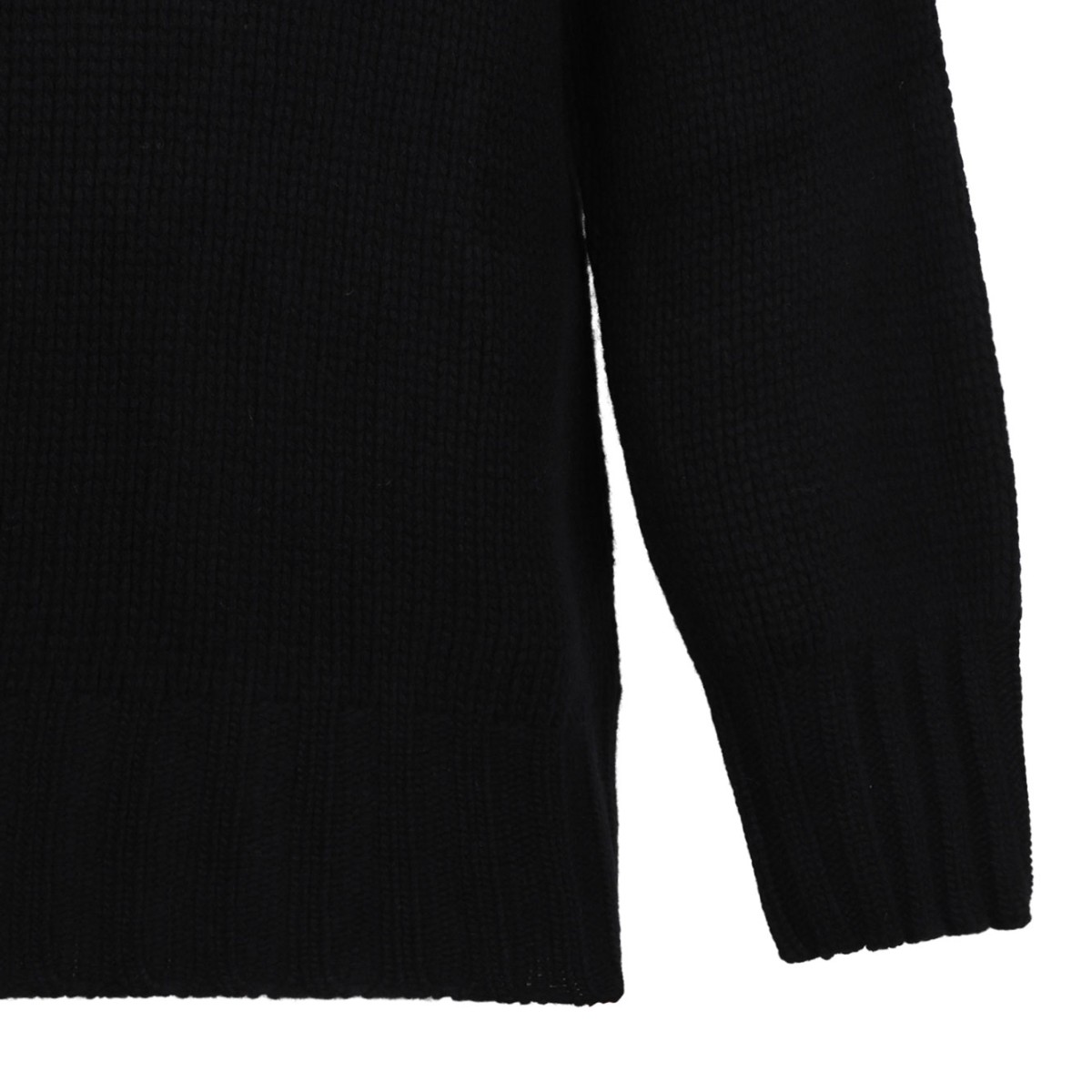 Black High Neck Sweater