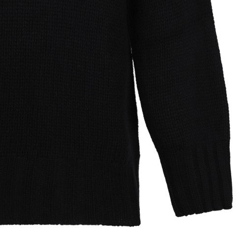 Black High Neck Sweater