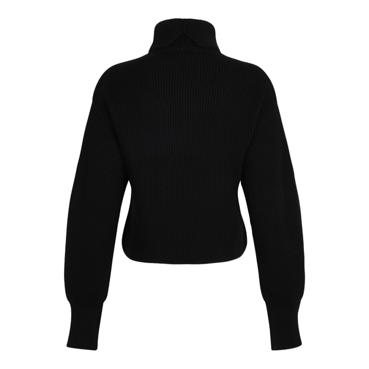 Black High Neck Sweater