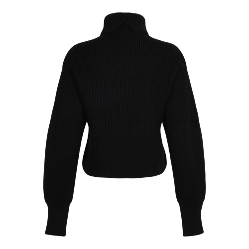 Black High Neck Sweater