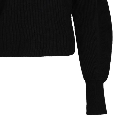 Black High Neck Sweater
