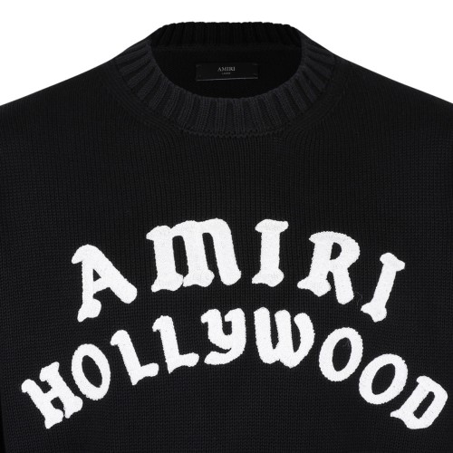 Black Hollywood Knit Sweater