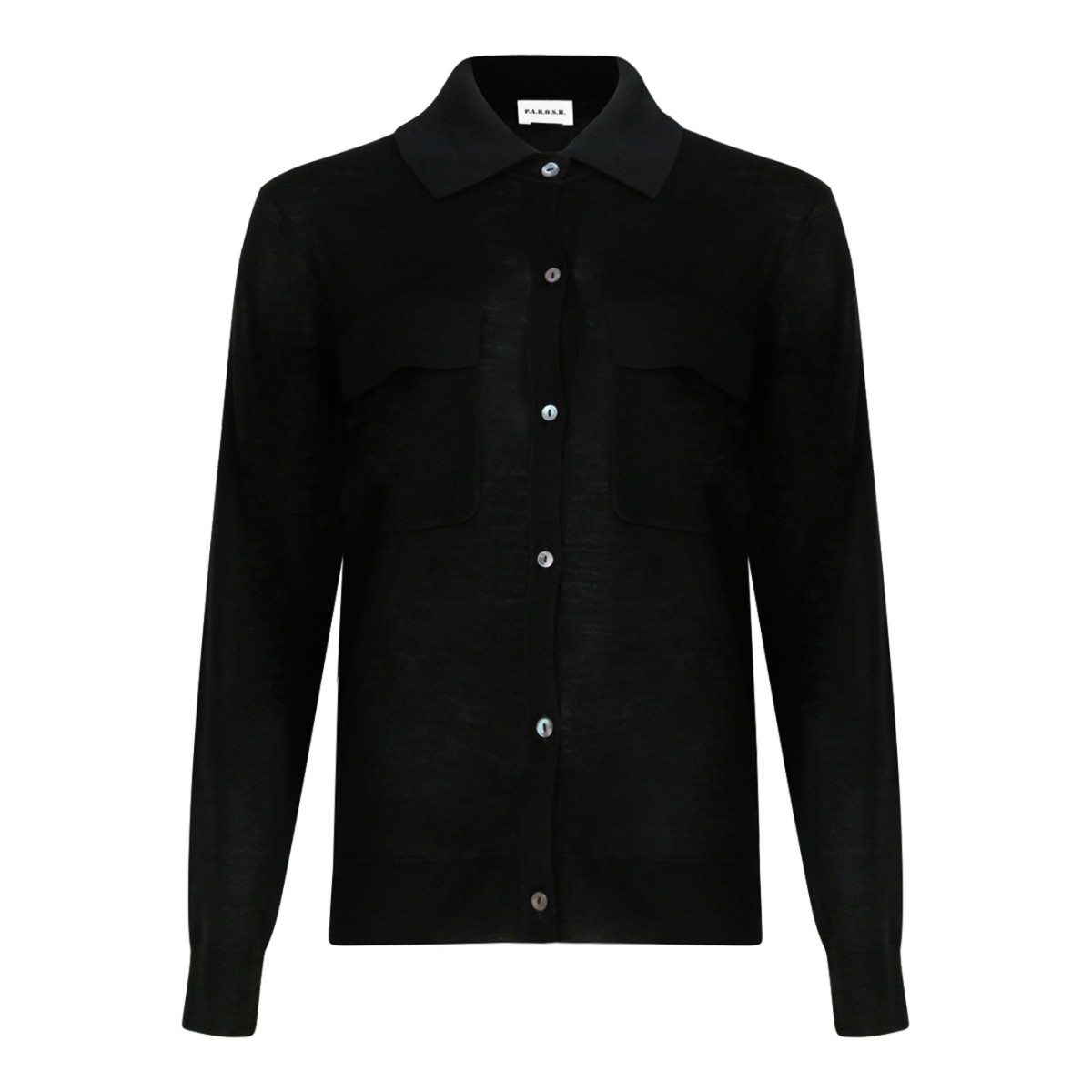 Black Knitwear Cardigan