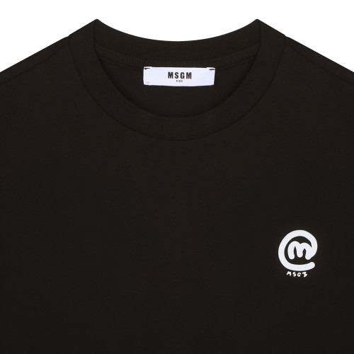 Black Logo Print T-Shirt