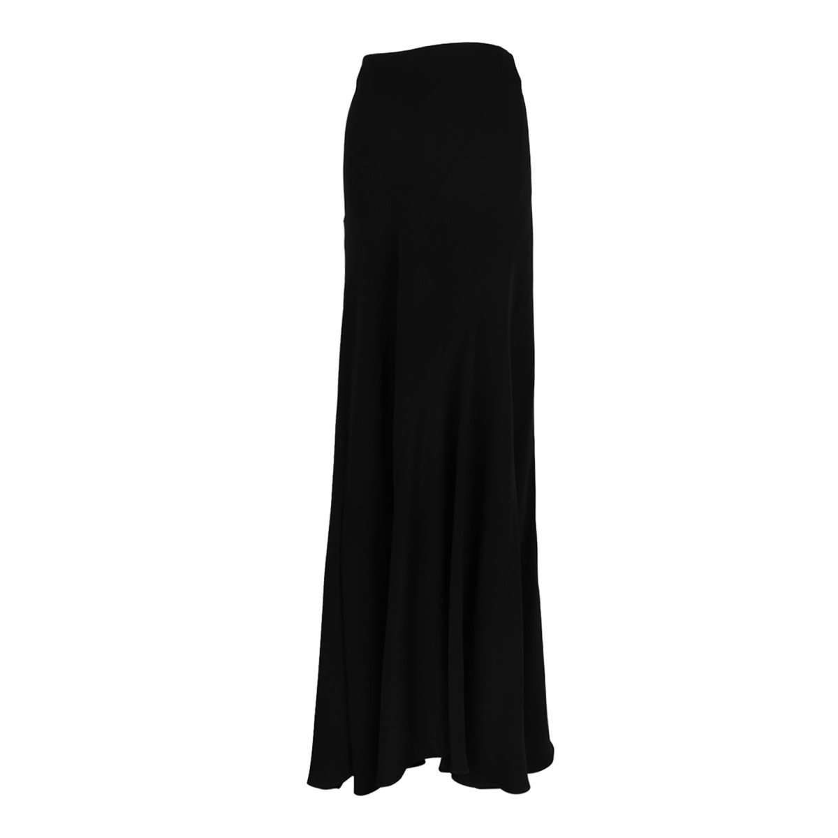 Black Long Cady Skirt