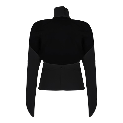 Black Mockneck Top 2