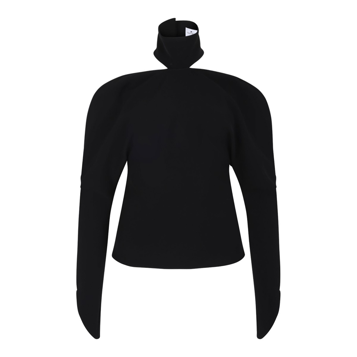 Black Mockneck Top