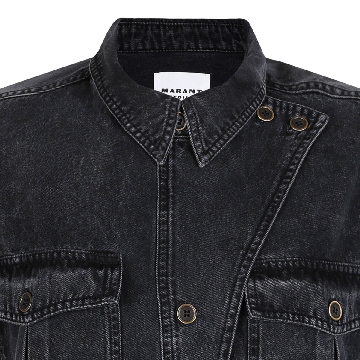 Black Nadia Denim Jumpsuit