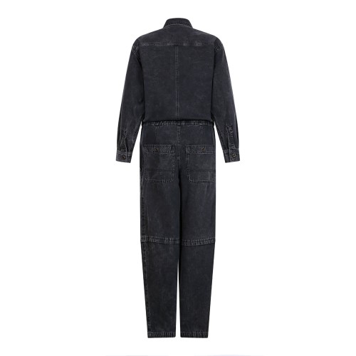 Black Nadia Denim Jumpsuit 2