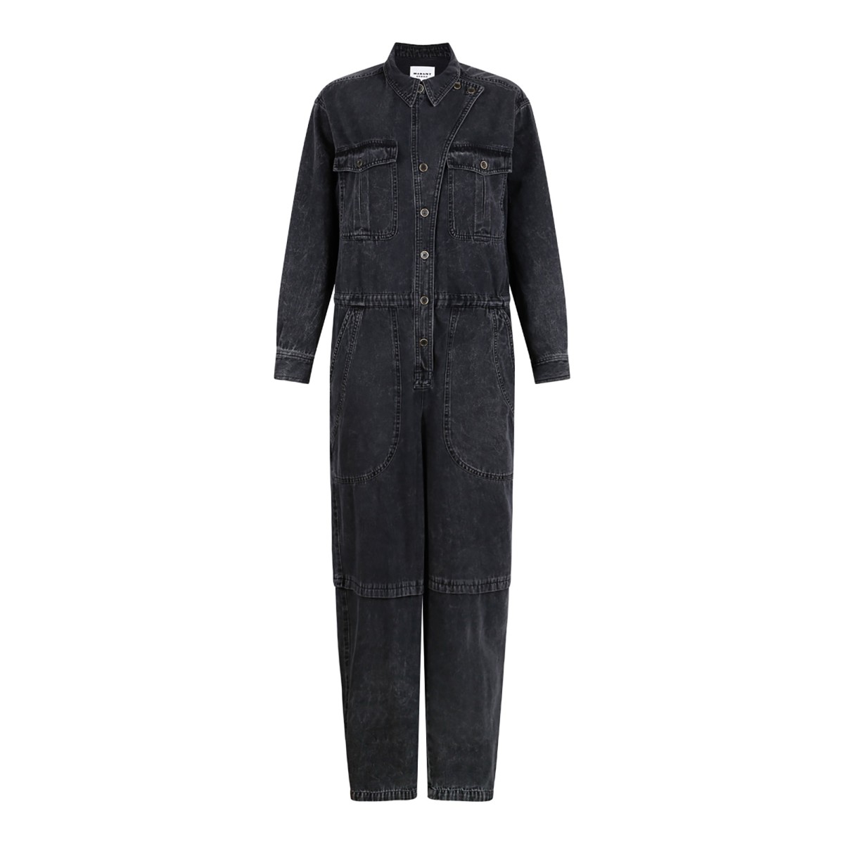 Black Nadia Denim Jumpsuit