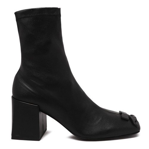 Black Reedition Chunky-Heel Ankle Boots