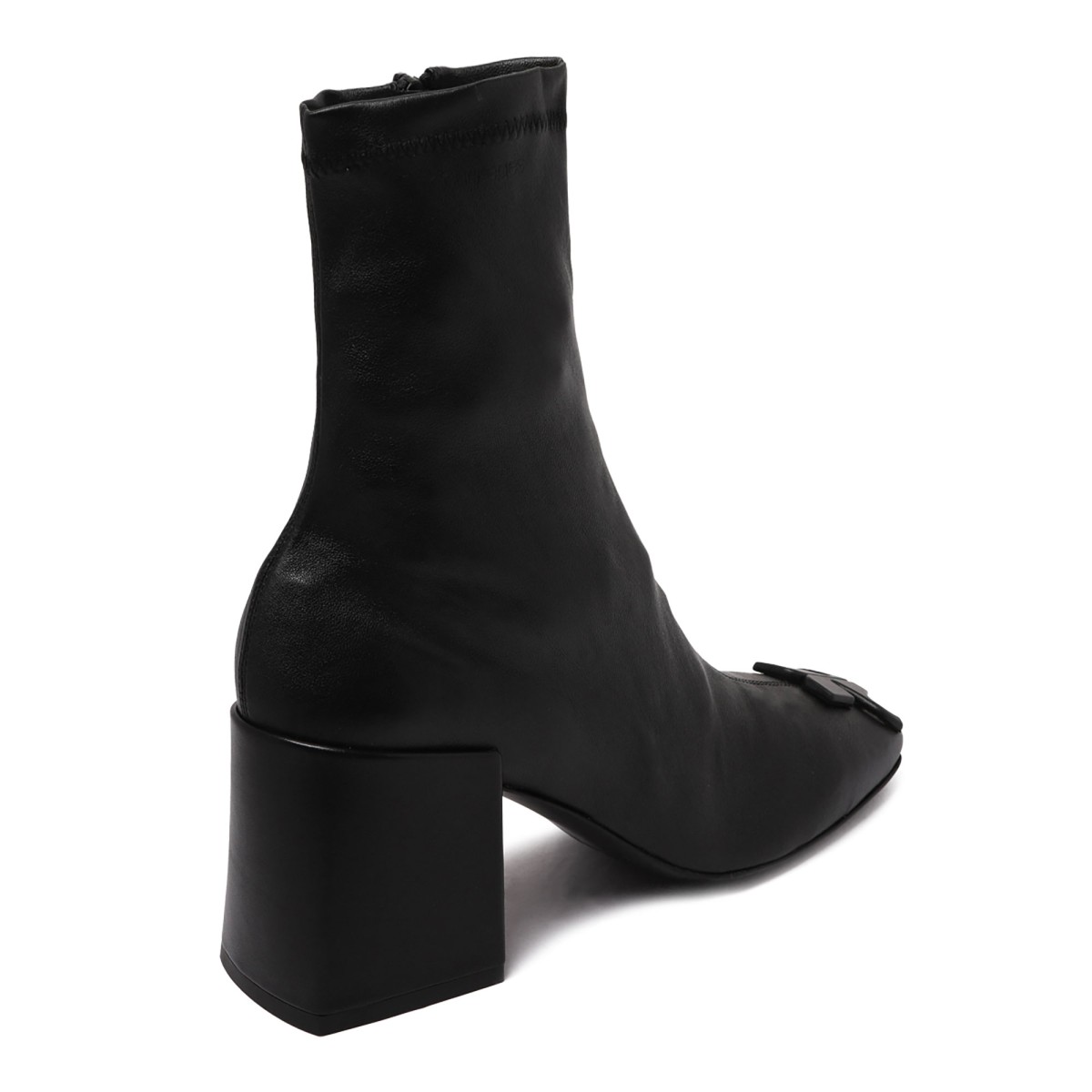 Black Reedition Chunky-Heel Ankle Boots