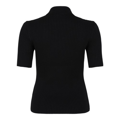 Black Reedition Rib Knit Sweater