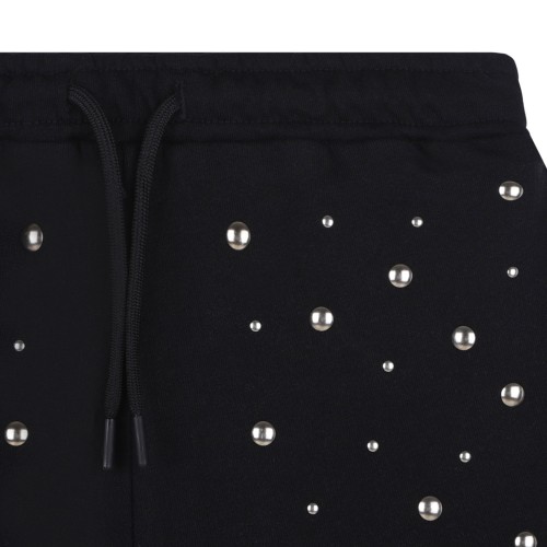 Black Studded Shorts