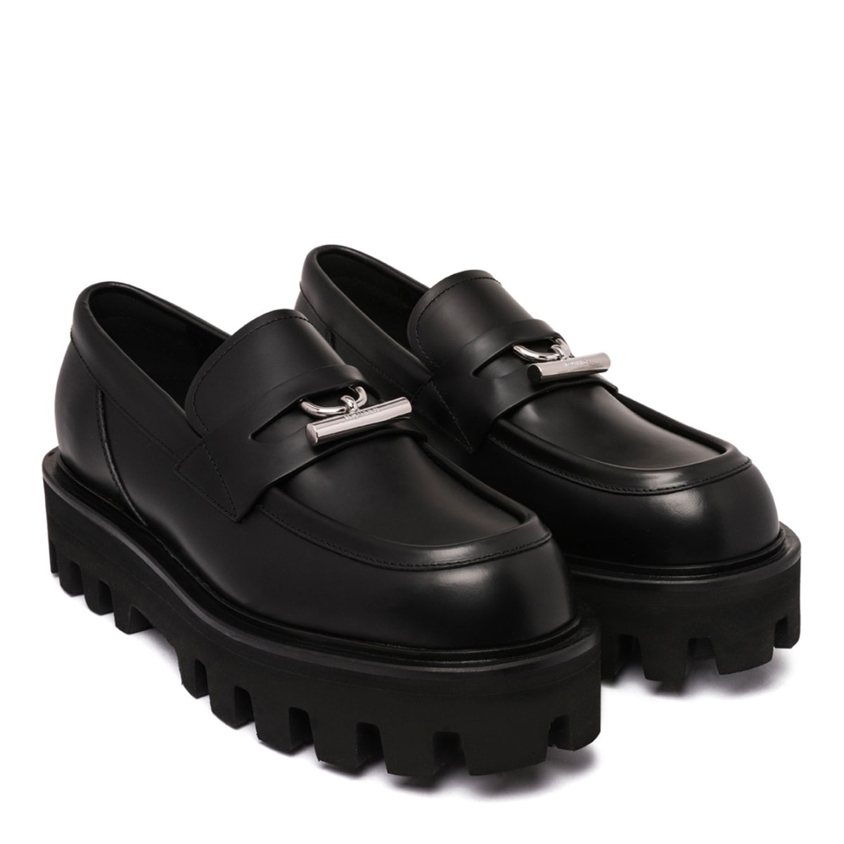 Black T-Bar Parachute Loafer