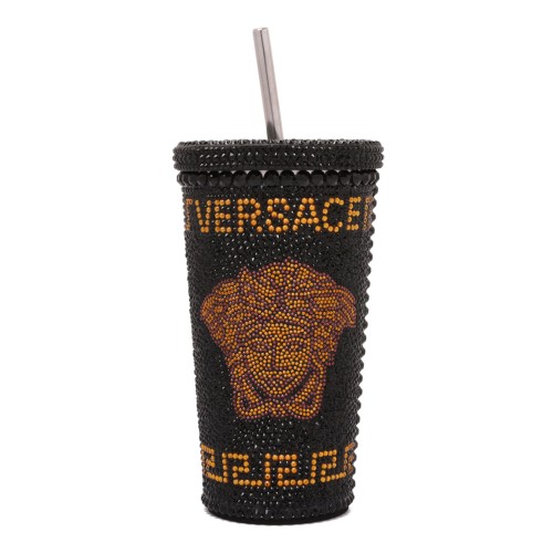 Black Travel Cup With Medusa Crystals 2