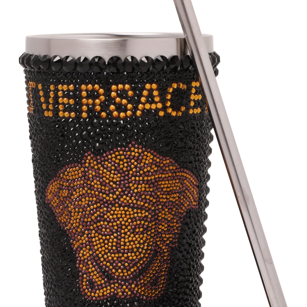 Black Travel Cup With Medusa Crystals