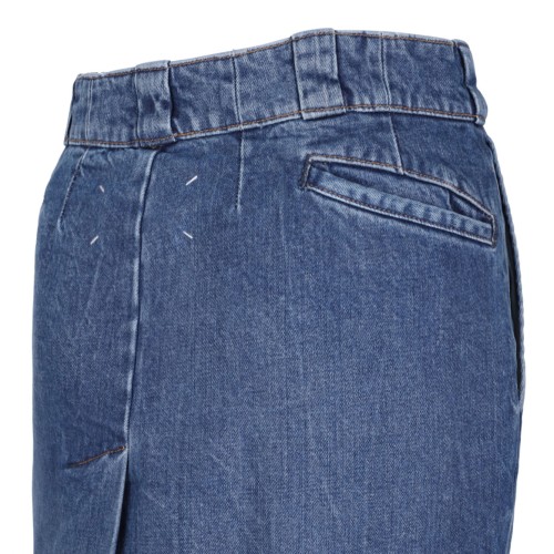 Blue Denim Pencil Skirt