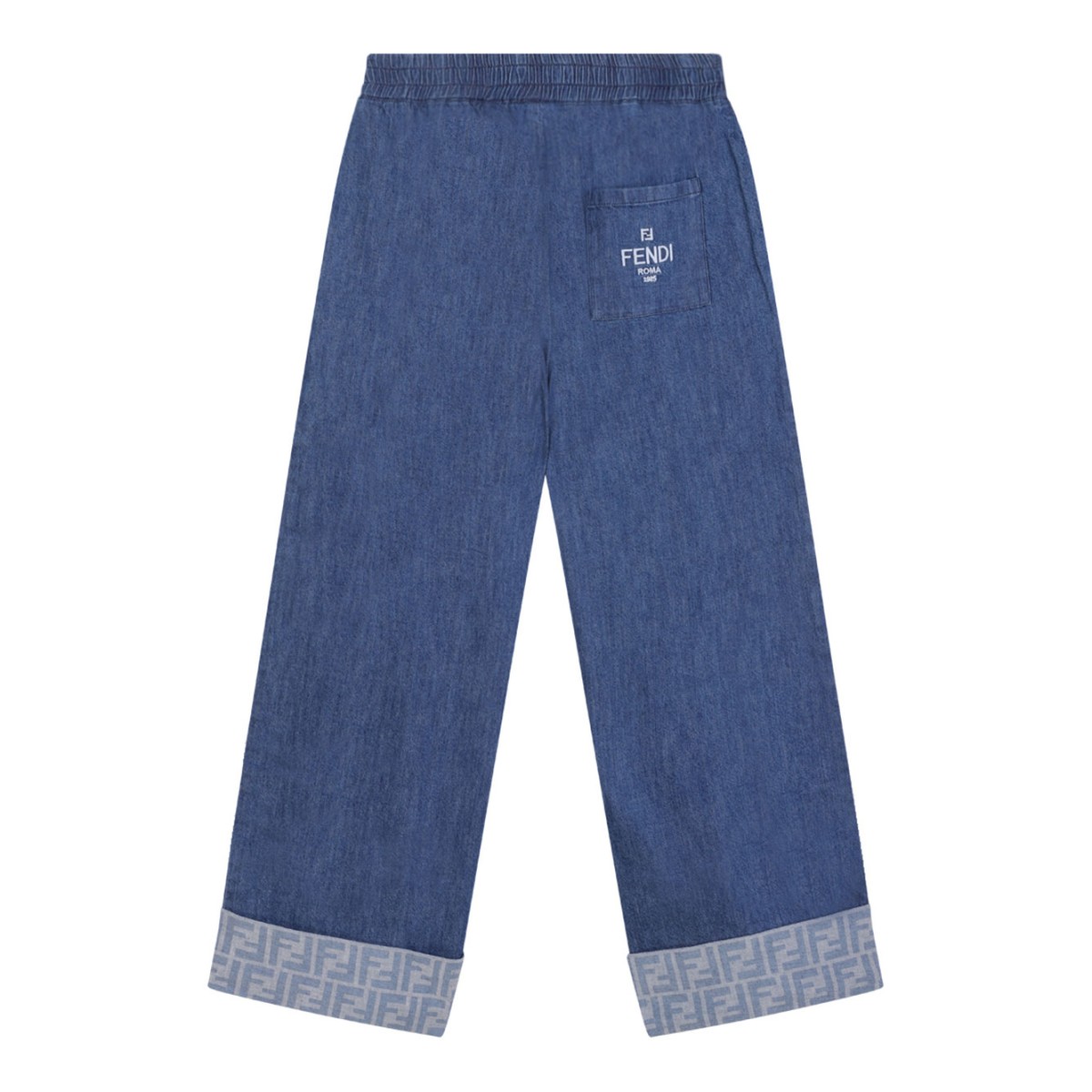 Blue Lightweight Denim Trousers