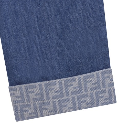 Blue Lightweight Denim Trousers