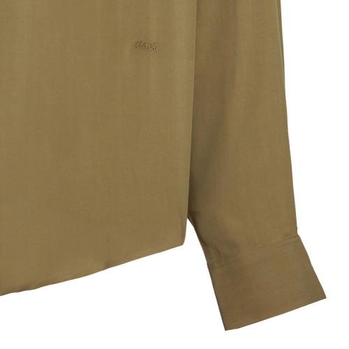 Bronze Embroidered Logo Shirt