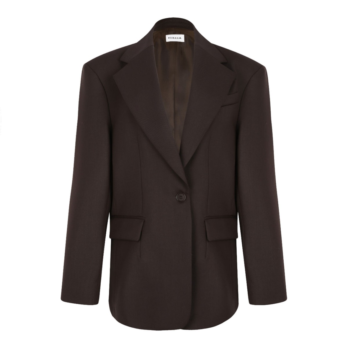 Brown Oversized Blazer