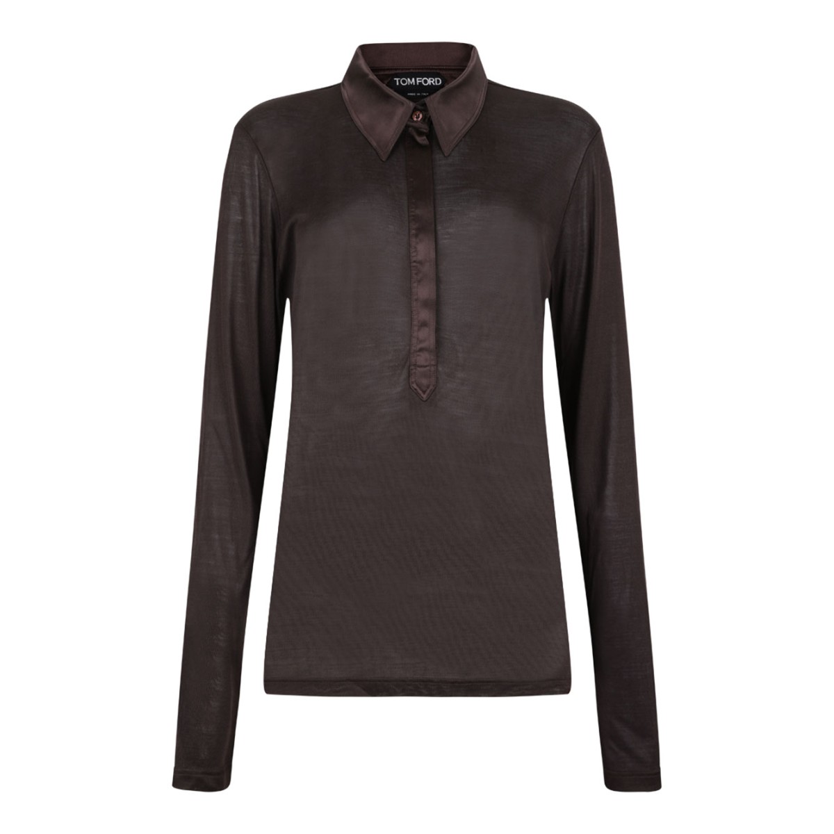 Brown Transparent Top