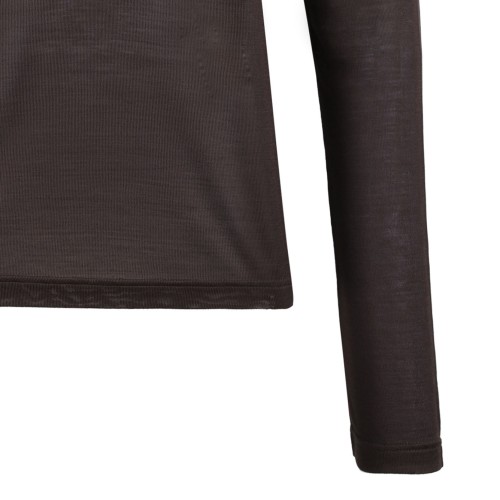 Brown Transparent Top