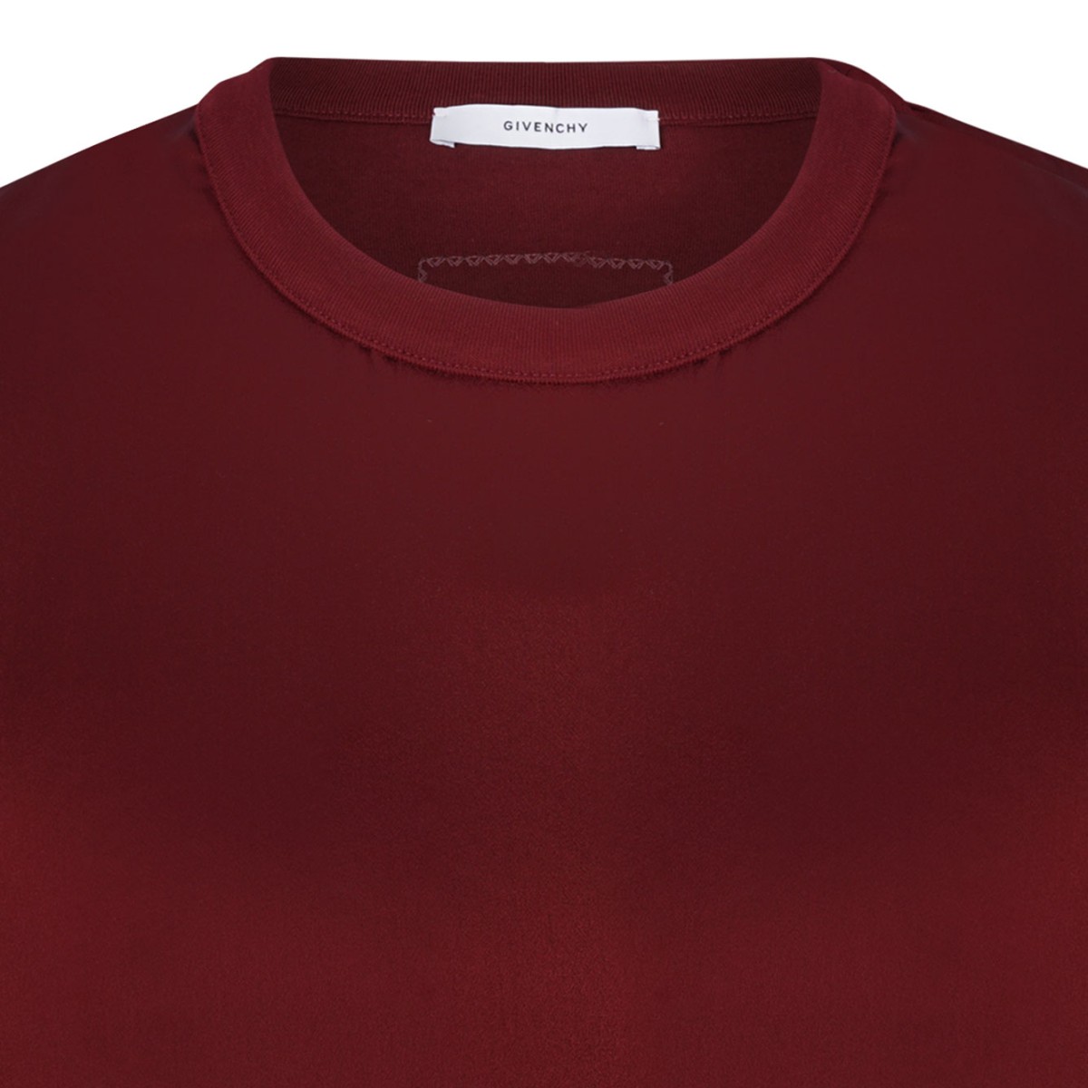 Burgundy Cotton T-Shirt