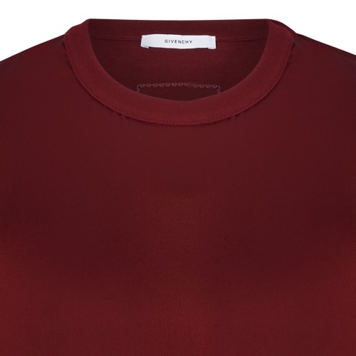 Burgundy Cotton T-Shirt