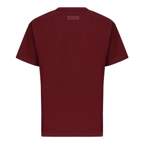 Burgundy Cotton T-Shirt 2