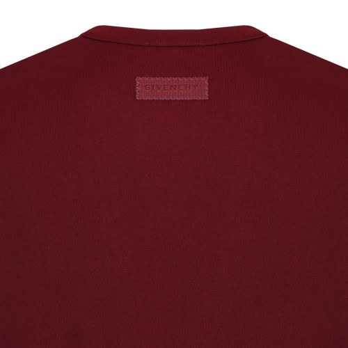 Burgundy Cotton T-Shirt
