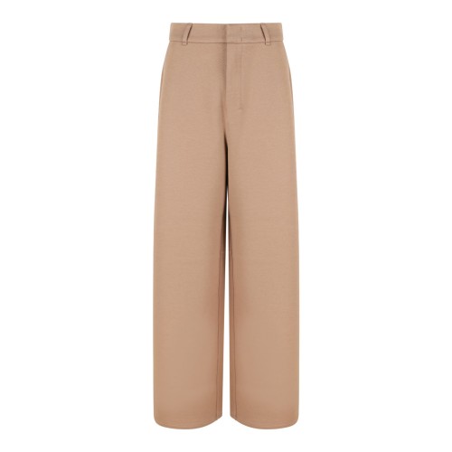 Camel Brown Jersey Trousers